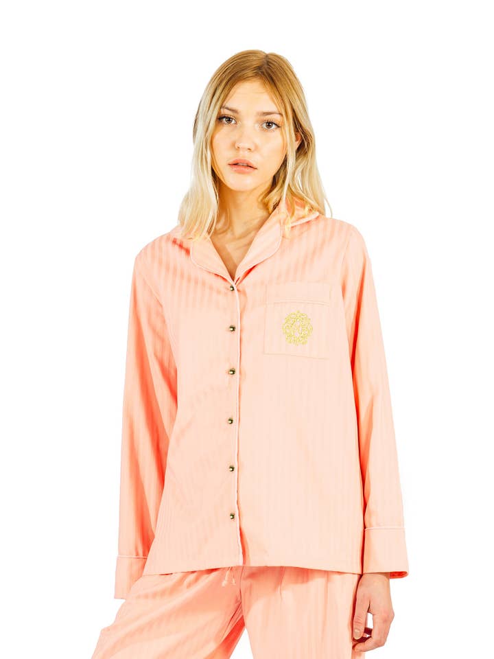 FERSKEN STRIBER PYJAMAS for engroshandel hos The Gold Key