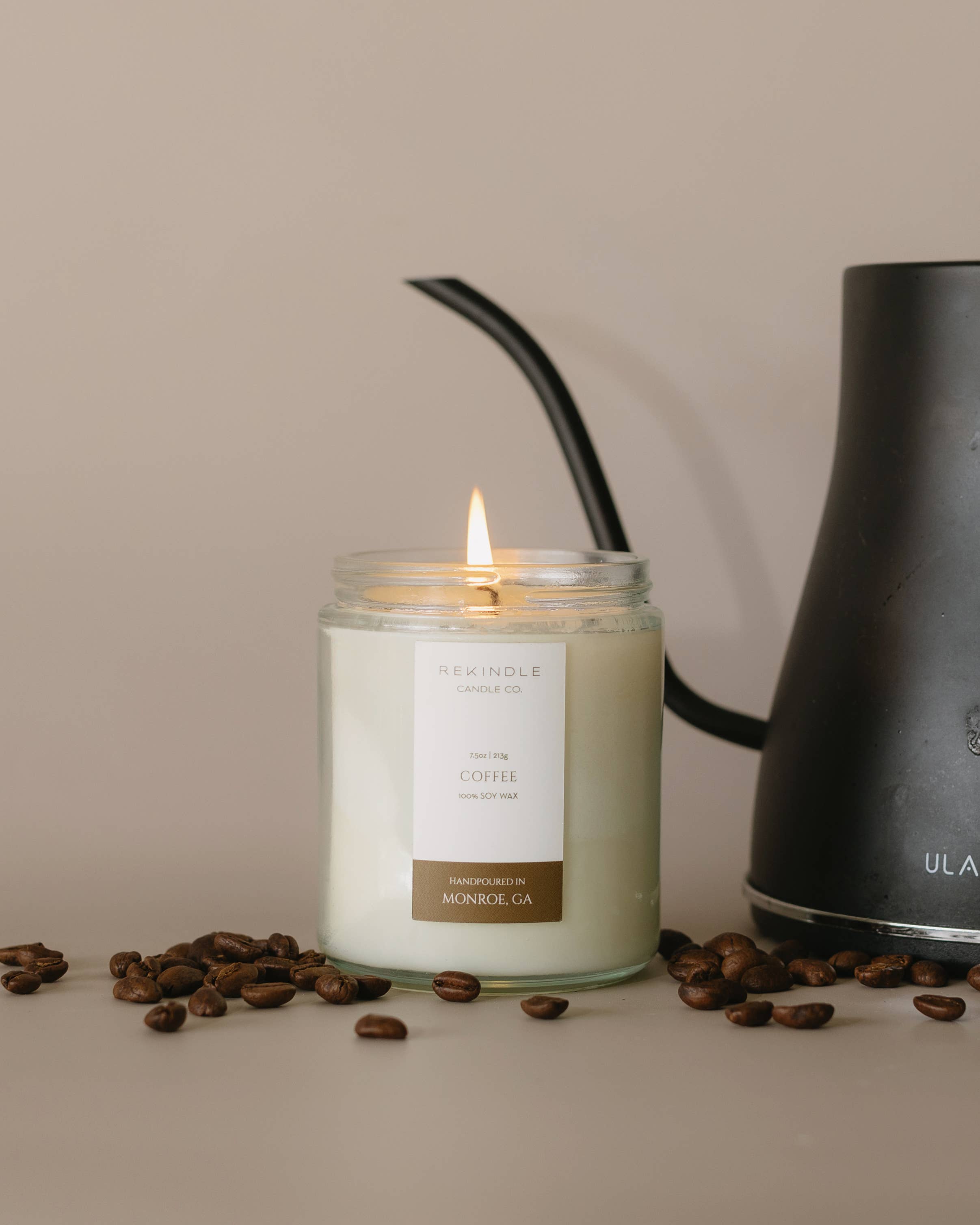 Rekindle Candle Co – wholesale Burkljus – Kaffeljus av sojavax med bomullsveke (Utgått)2