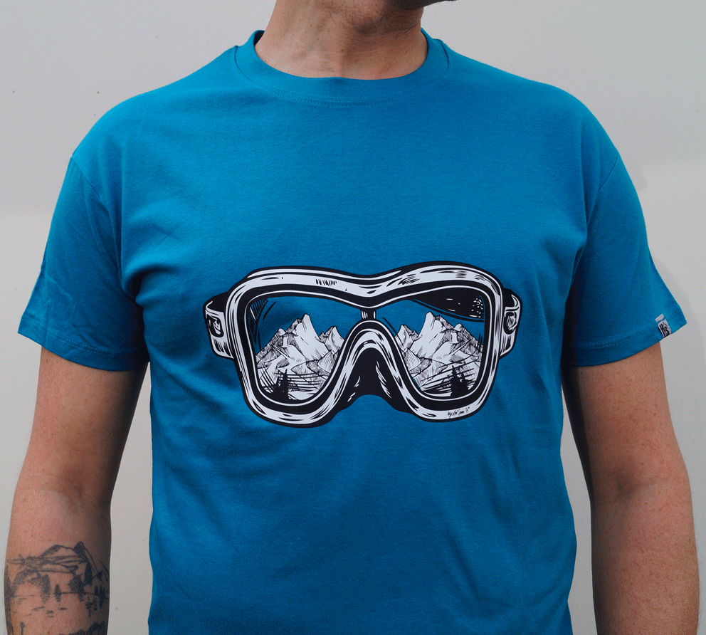 Hot Savoie 74 - Venta al por mayor Camiseta serigrafiada - Hombre - Camiseta Hombre - Máscara de invierno9