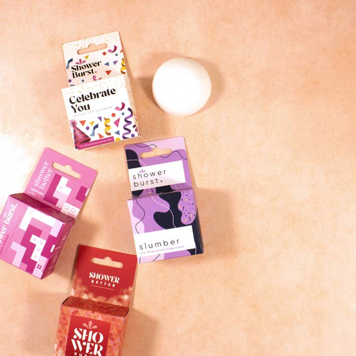 hydra - Wholesale Shower Steamer/Bomb - Shower Burst® Aromatic Tablet in Celebrate You 2