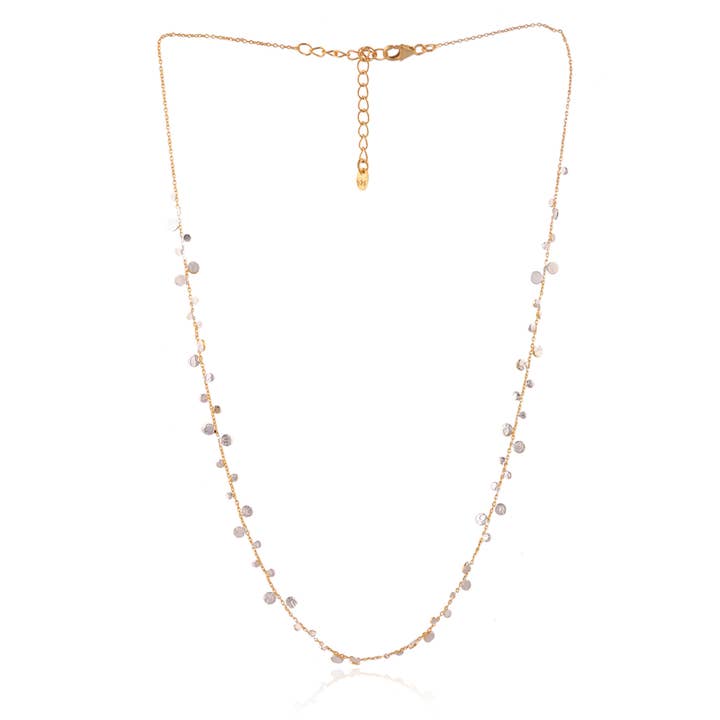 Silver Dot Necklace for wholesale by Manjusha Jewels