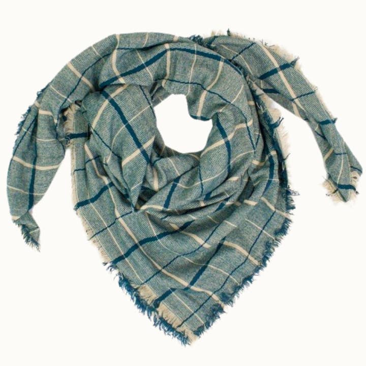 Olive & Pique - Wholesale Scarf - Unisex - Olive & Pique Cozy Oversized Blanket Scarf / Shawl, Teal