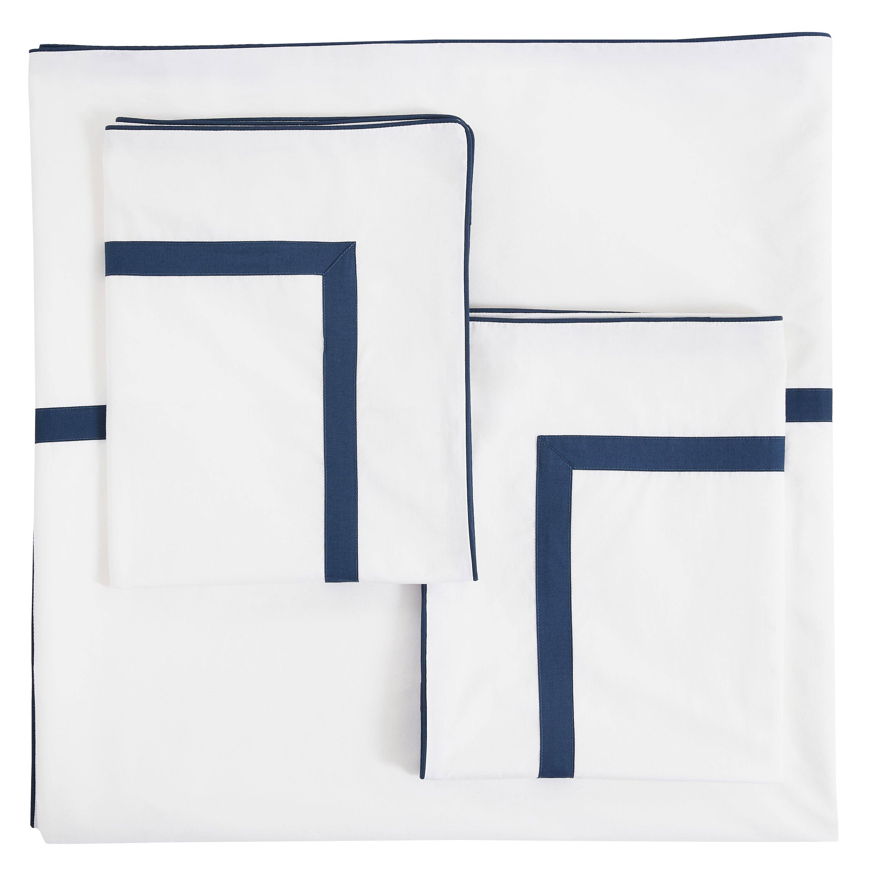 Mélange Home - Wholesale Duvet Cover - Classic Double Border Percale Cotton Duvet Set8