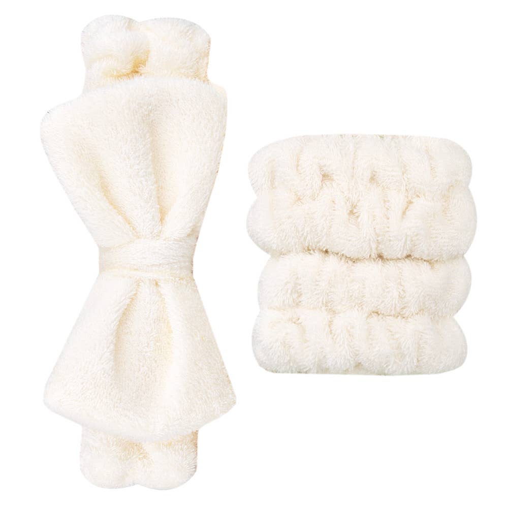 Lindo - Wholesale Spa Headband - Beauty Spa Headband & Wristbands (Bamboo Cotton)2