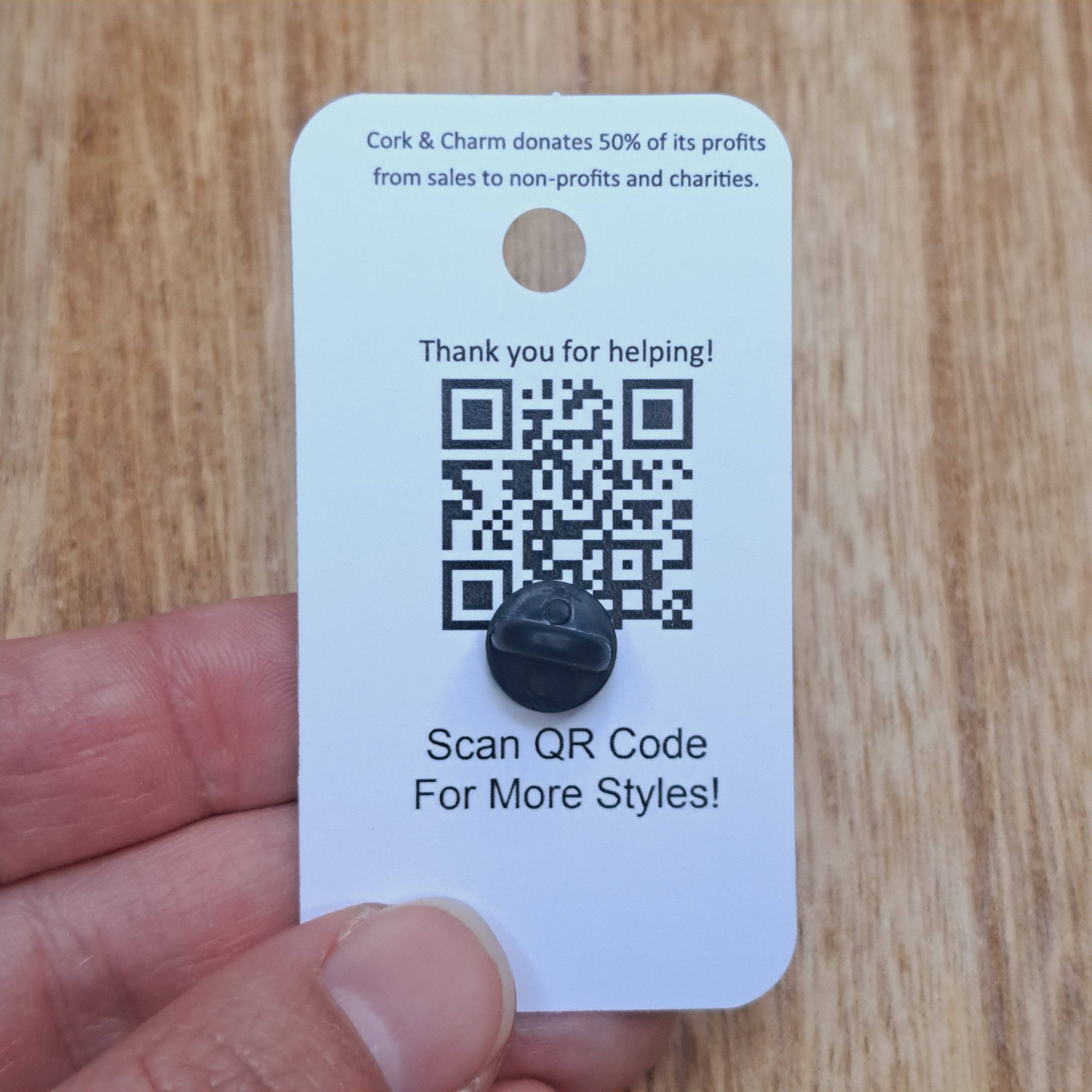 Cork and Charm - Wholesale Lapel Pin/Button - Cat Coffee Book Enamel Pin2