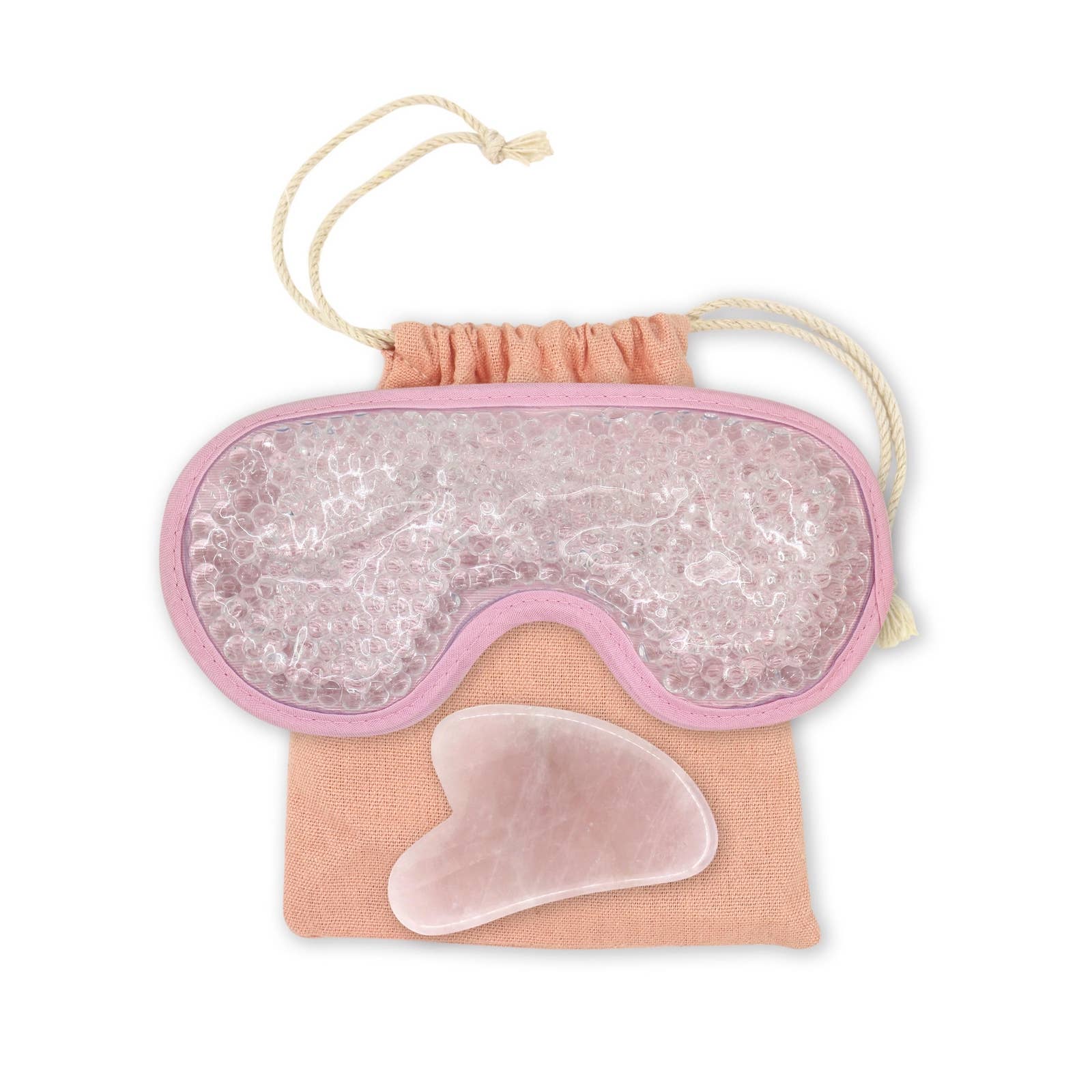 Zen'Arôme - Wholesale Eye Treatment Mask - Rose Quartz Gua Sha Kit + Hot/Cold Relaxation Mask7
