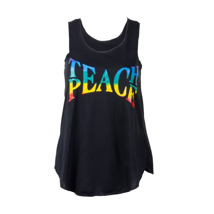 Benjamin International - Wholesale Tank Top - Women's - TEACH PEACE TANK TOP LARGE