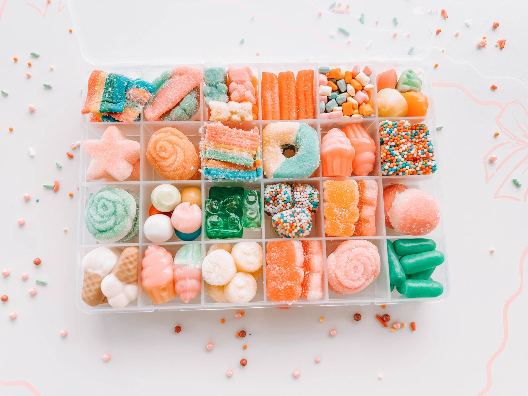 Candy by J.Co - Wholesale Gummy - Regenboog Snackle Box {snoepdoos}7