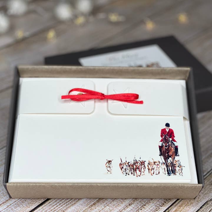 The Hunt - Notecards for wholesale by Susel & Co