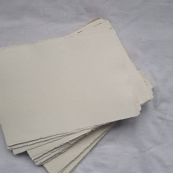PARWANApaper - Wholesale Engagement Card - A7 Invitation Cards Deckled Edge Handmade Paper Cards