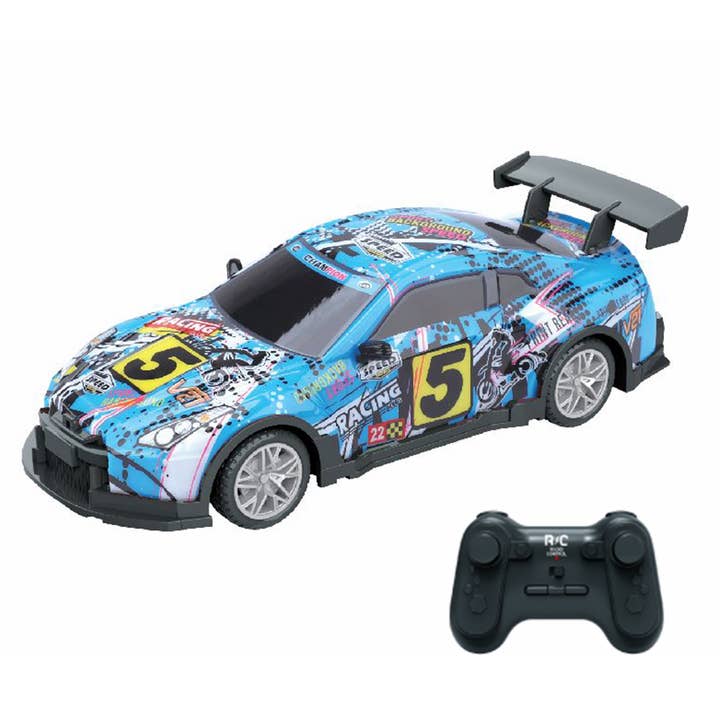 Carffiti Blue or Red R/C Car 1:16 for wholesale by Jupiter Creations