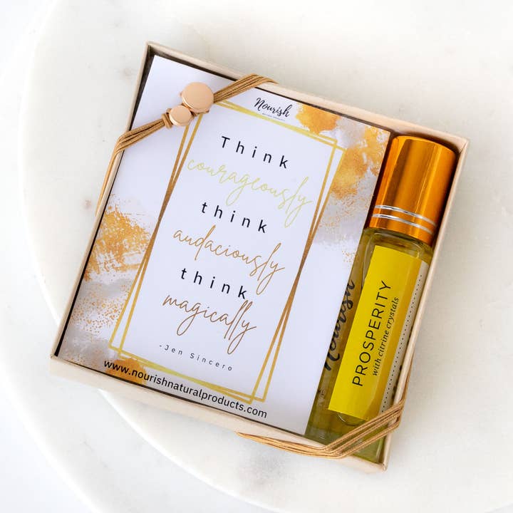 Prosperity Gift Set for wholesale by Nourish Natural Products