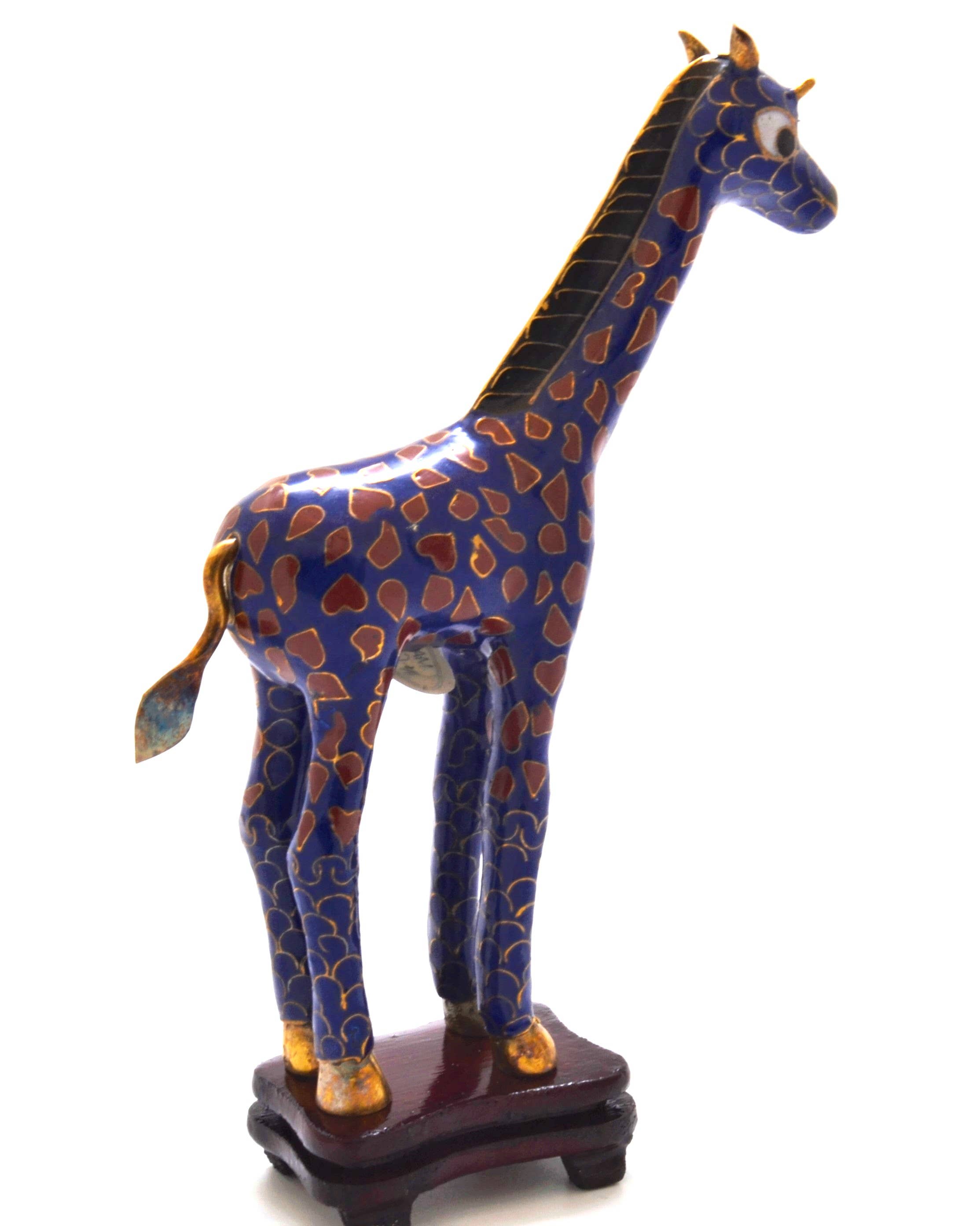 Ciel Collectables - Wholesale Decorative Figurine - Vintage Cloisonne Standing Giraffe Figurine4