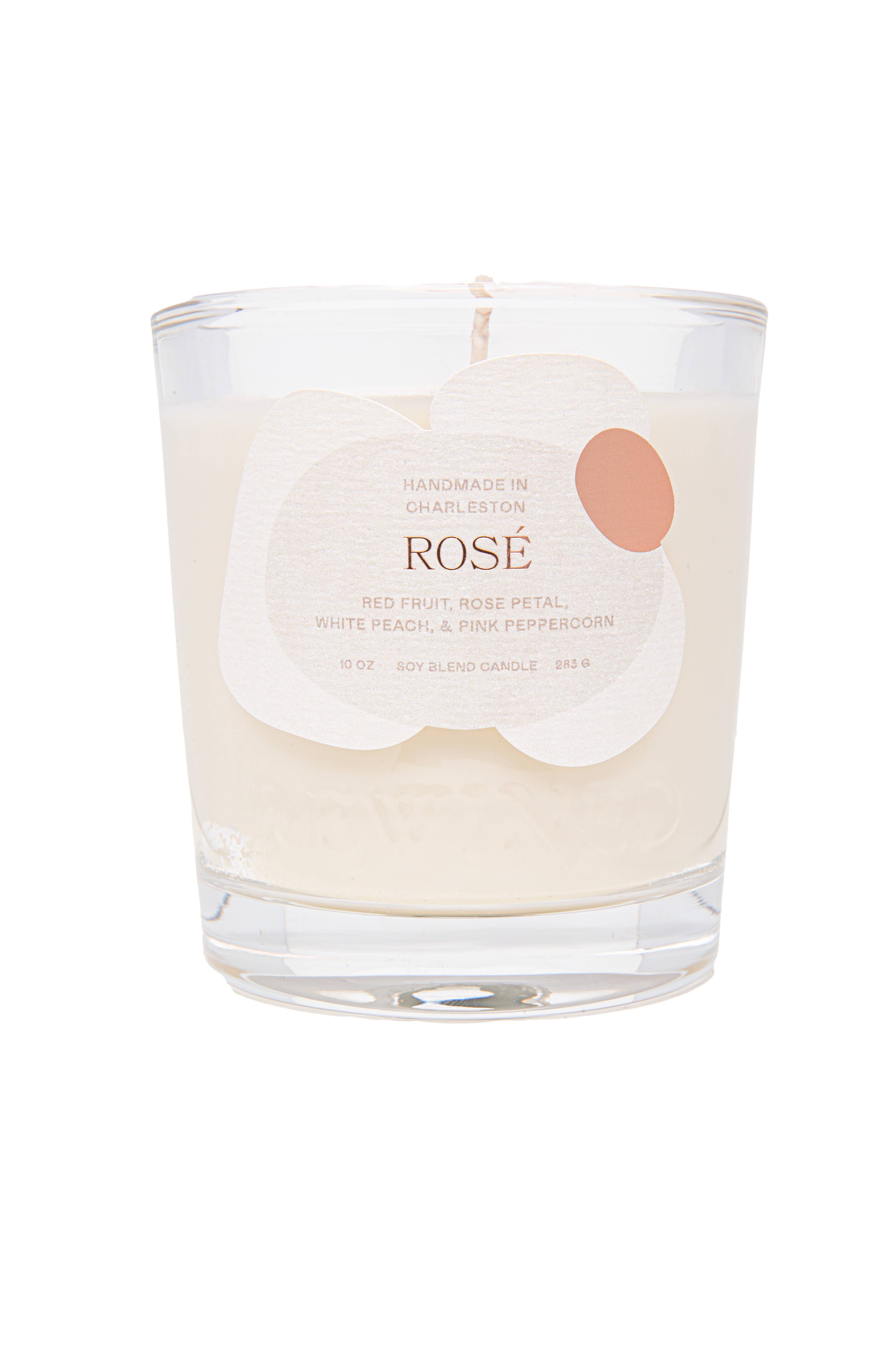 Rewined - Wholesale Jar/Filled Candle - Rewined Rose Candle 10 oz2