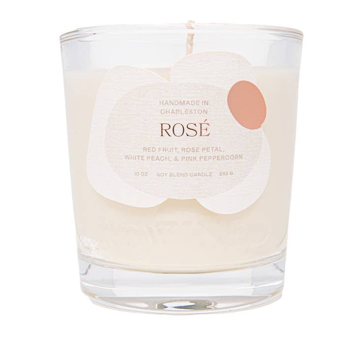 Rewined - Wholesale Jar/Filled Candle - Rewined Rose Candle 10 oz2