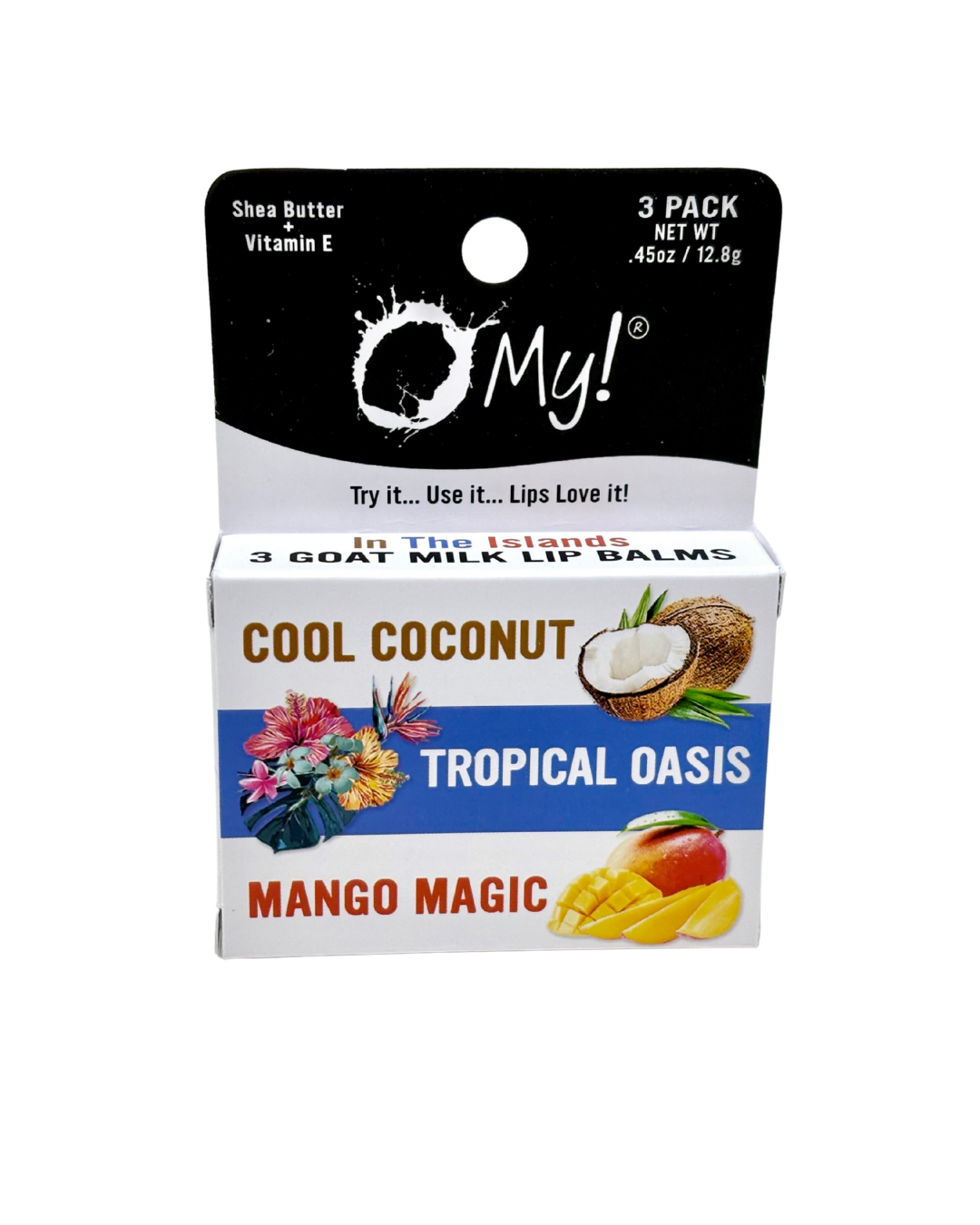 O My! Bath and Body - Wholesale Lip Balm - O My! Goat Milk Lip Balm - 3 Pack | Shea Butter and Vitamin2