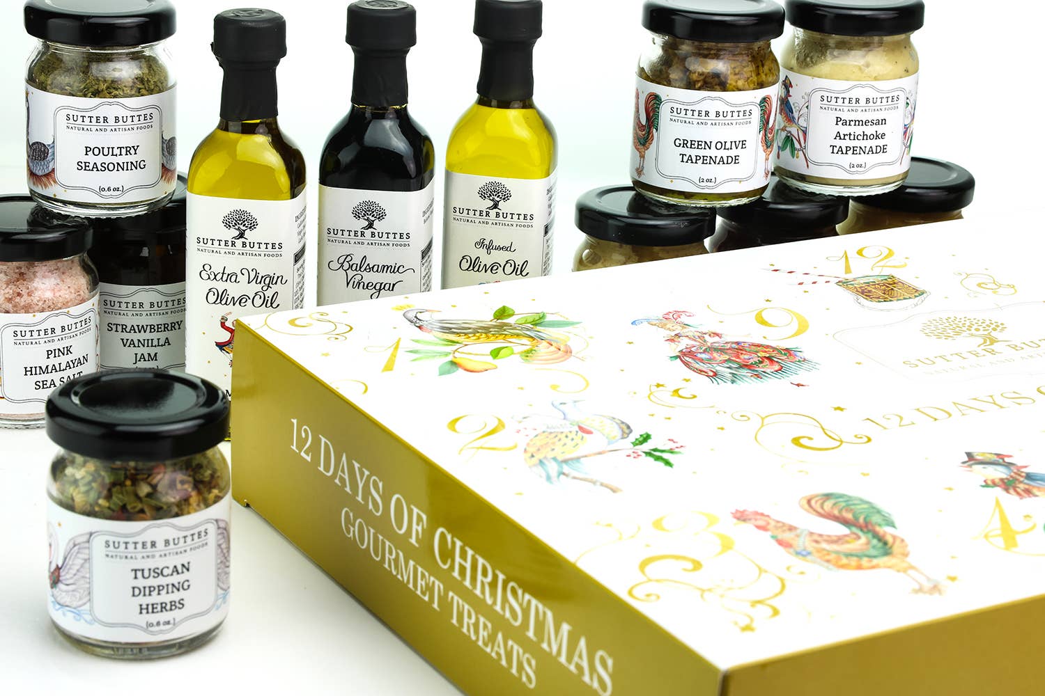 Sutter Buttes - Wholesale Advent Calendar - 12 Days of Christmas Gourmet Advent Calendar – Gift Set2