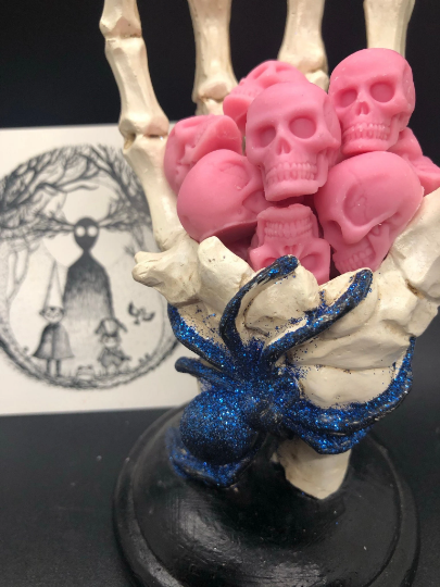 Rebel Potions – Cera sólida por atacado – Mini cera de crânio dearly Departed derrete1