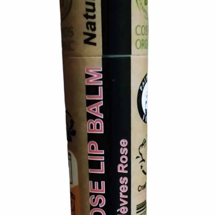 Balsamo Labbra alla Rosa Biologico 15ml per la vendita all'ingrosso da parte di Earth Sense Organics SAS