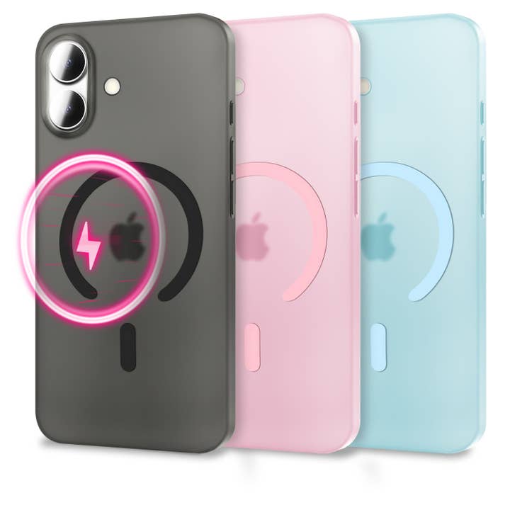 NALIA MagSafe-fodral Thinix för Apple iPhone 17 - 0,3 mm ultraslim hårt skal, semitransparent, matt och fingeravtrycksavvisande för wholesale av SchnappFreude