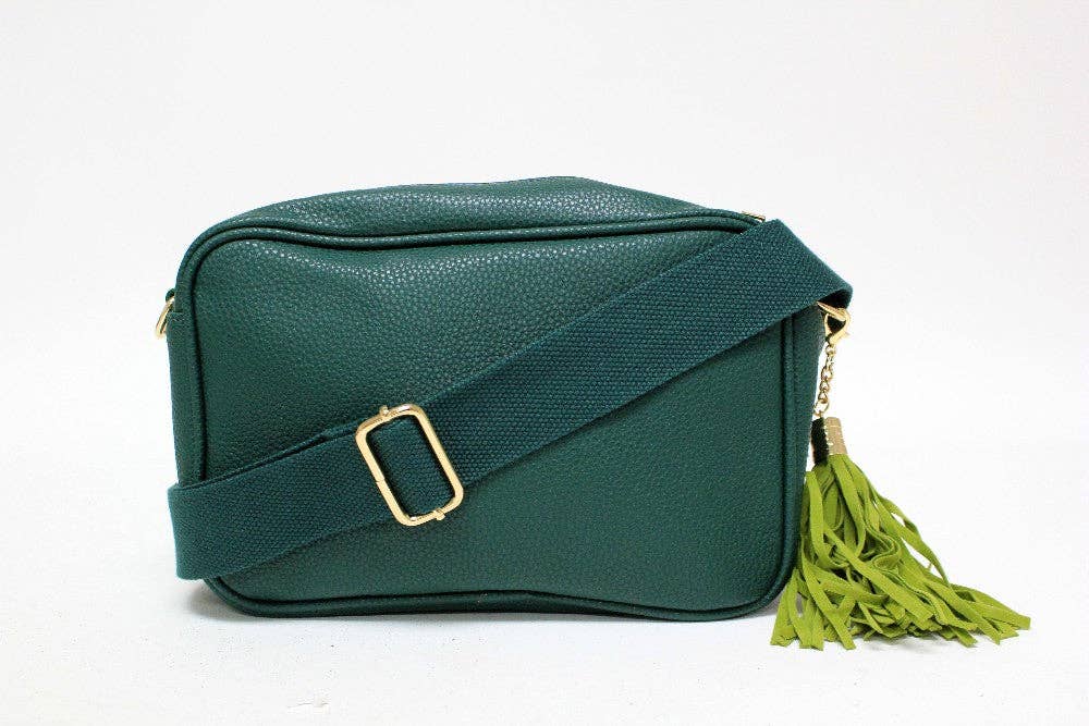 MiMi Wholesale - Wholesale Crossbody Bag - Women's - TG10204 Solid Color Tassel Camera Crossbody Bag17