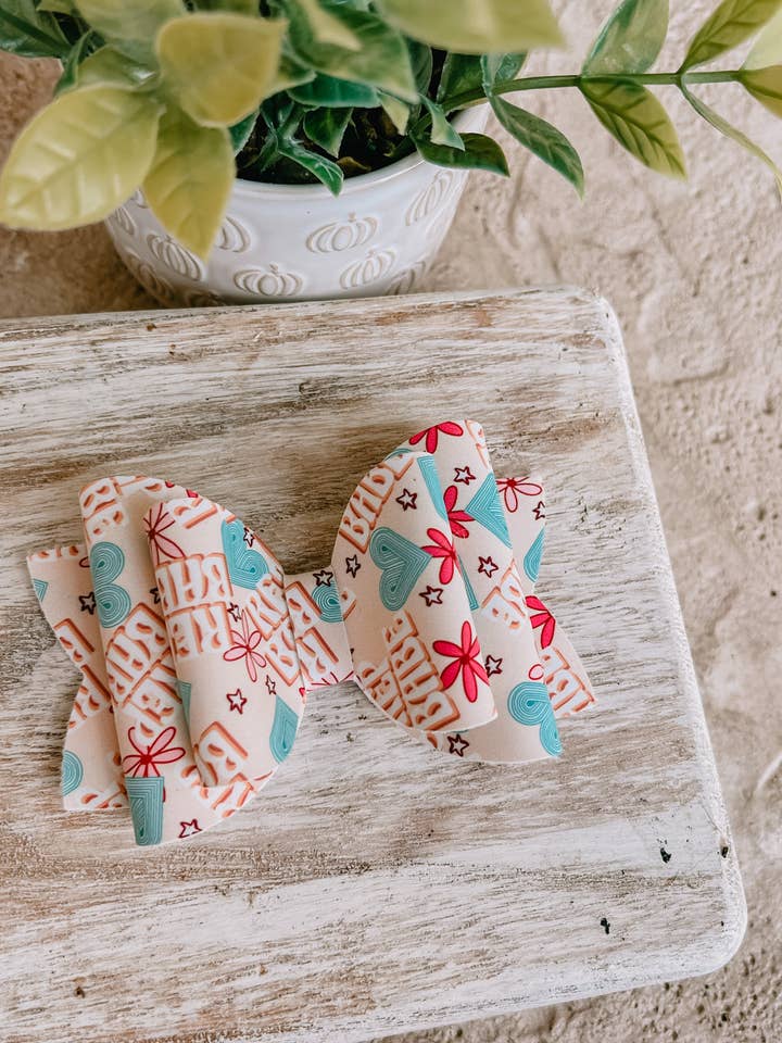 Boho Rep Babe Läder Rosett för wholesale av All About That Bow