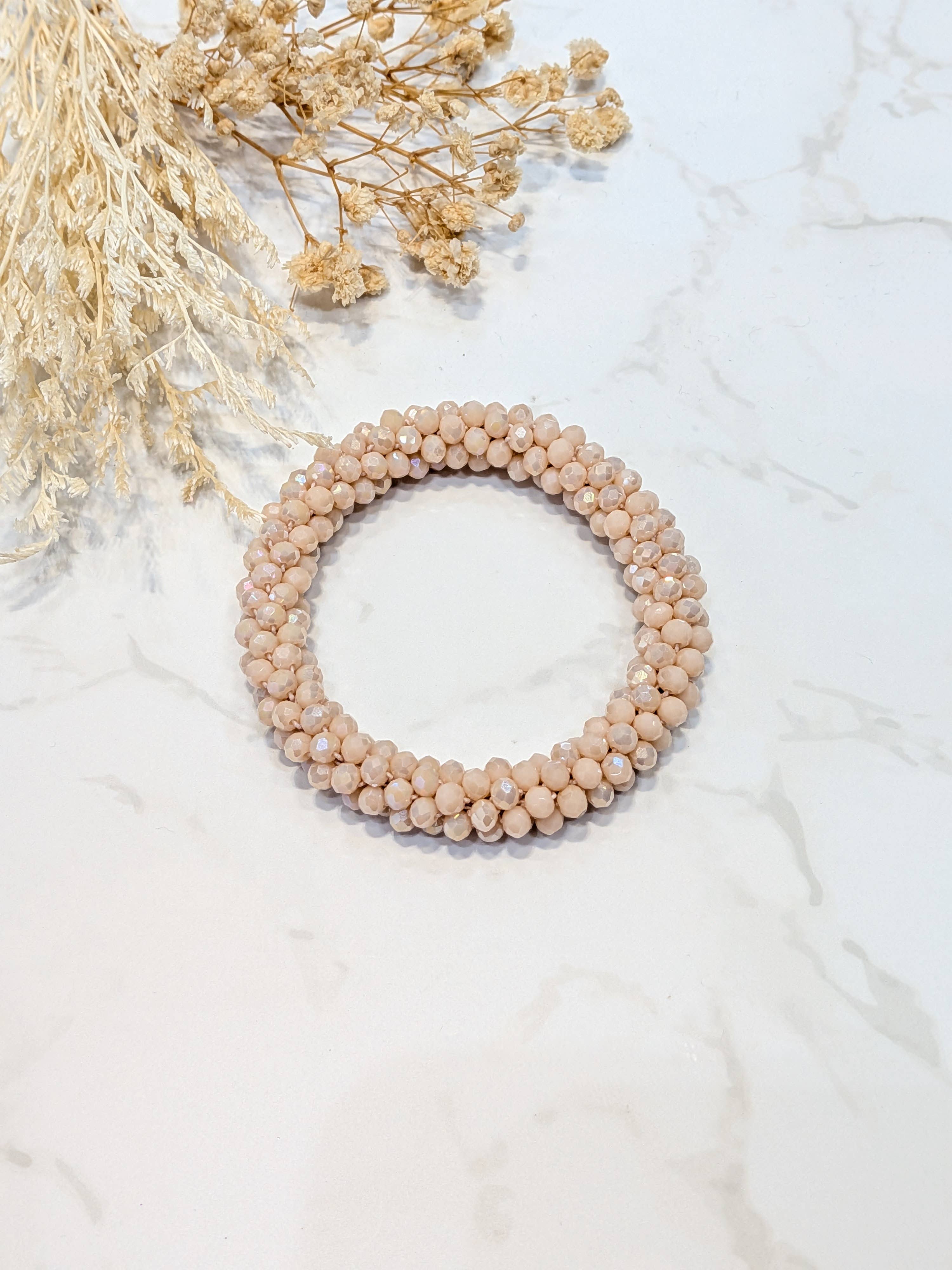 LOLO & YAYA - Wholesale Link & Chain Bracelet - Red-tone crystal effect bracelet15