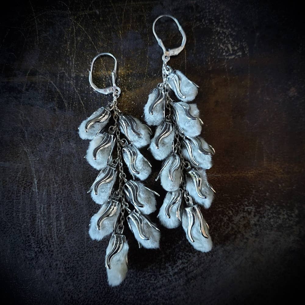 Baba Yaga - Wholesale Dangle Earrings - Pussywillow Cluster Earrings2
