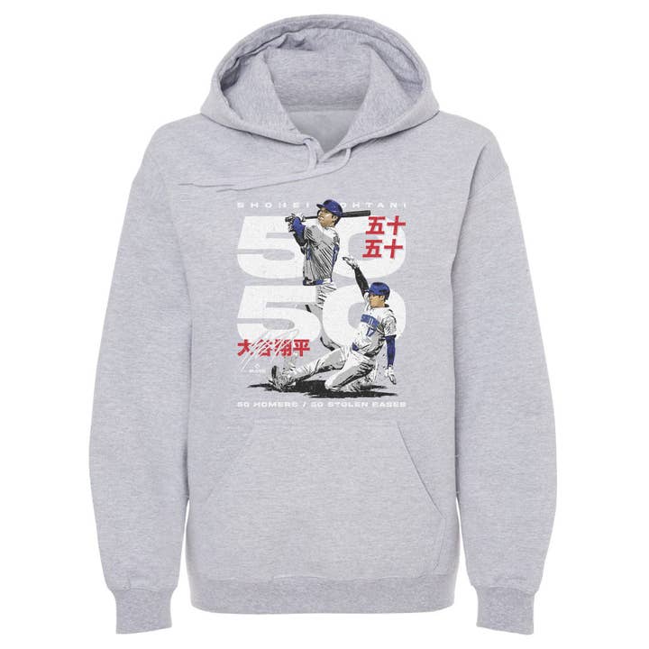 Shohei Ohtani Los Angeles D 50-50 Klub Japansk WHT #8 for engroshandel hos 500 LEVEL