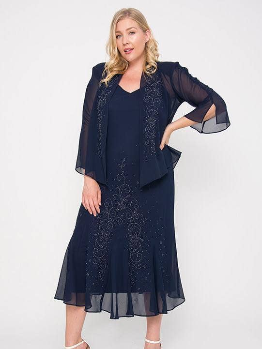 Kos Couture - Wholesale Dress - Women's - R&M Richards RM158260 Formal Long Mother of the Bride Dress
