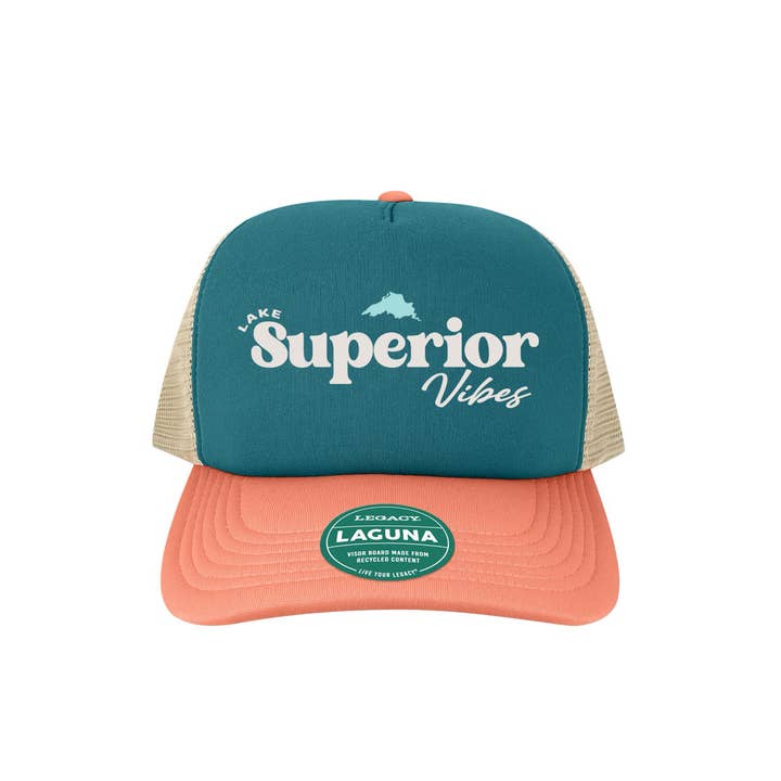 Lake Superior Vibes Trucker Hat for wholesale by Ales to Trails