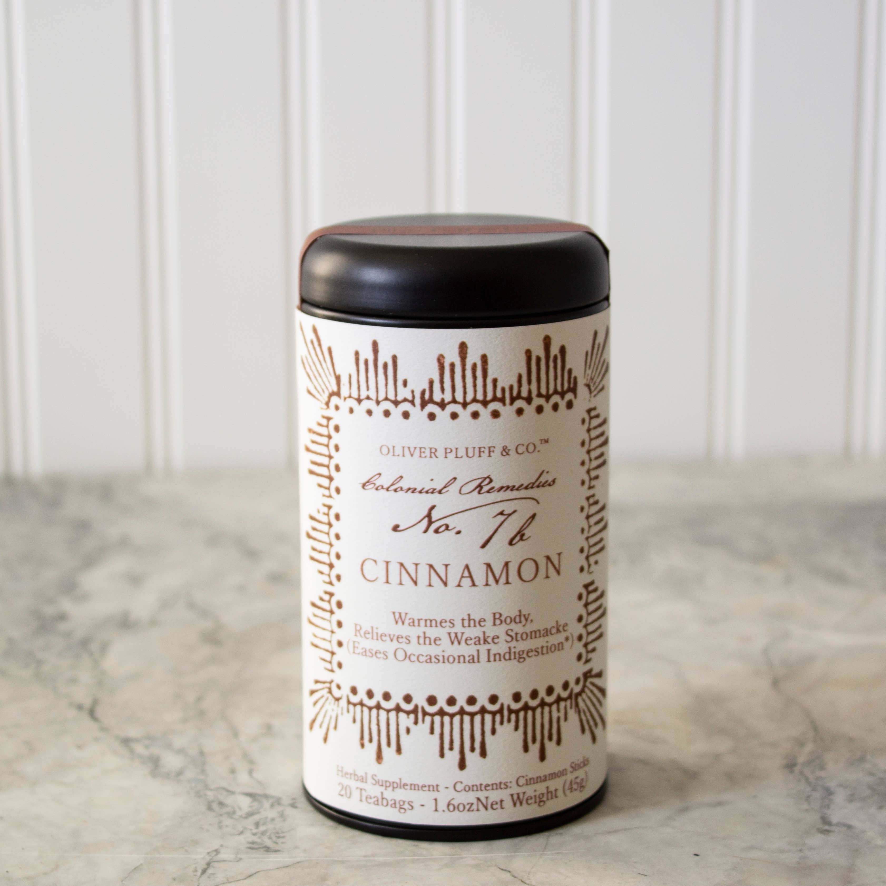 Oliver Pluff & Company - Wholesale Tea Bags - Colonial Remedies No. 7b - Cinnamon Tea Bags1