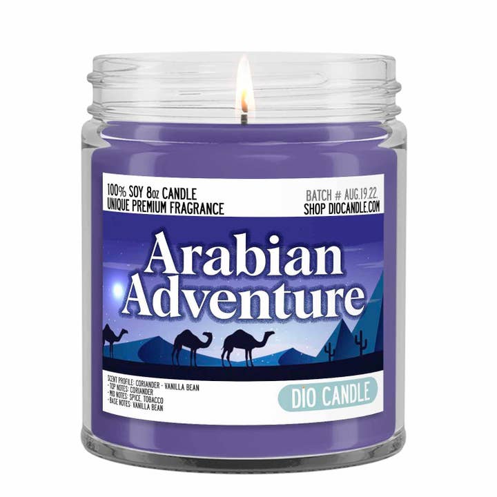 Bougie Arabian Adventure pour la vente par Dio Candle Company