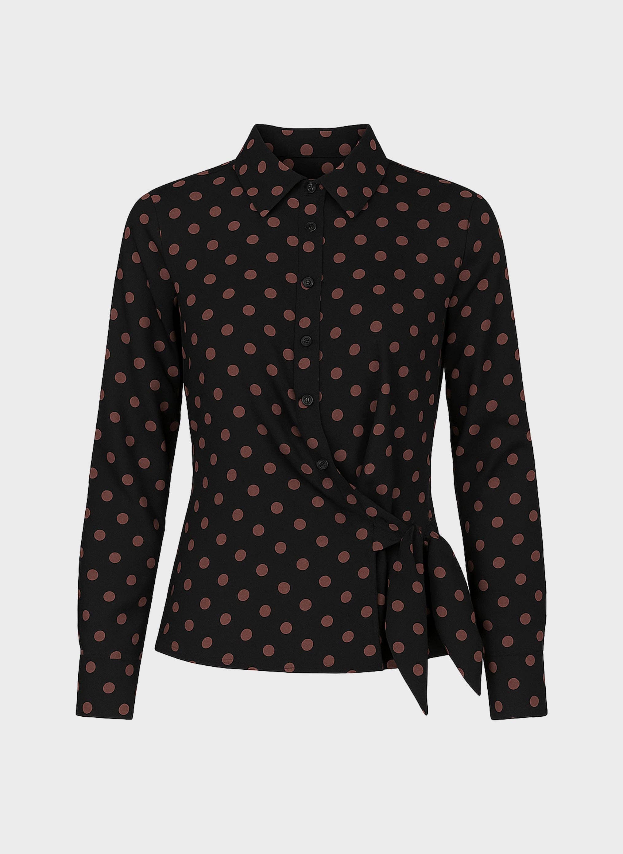 An'ge - Wholesale Blouse - Women's - KAVIRA BLOUSE brown palinto4