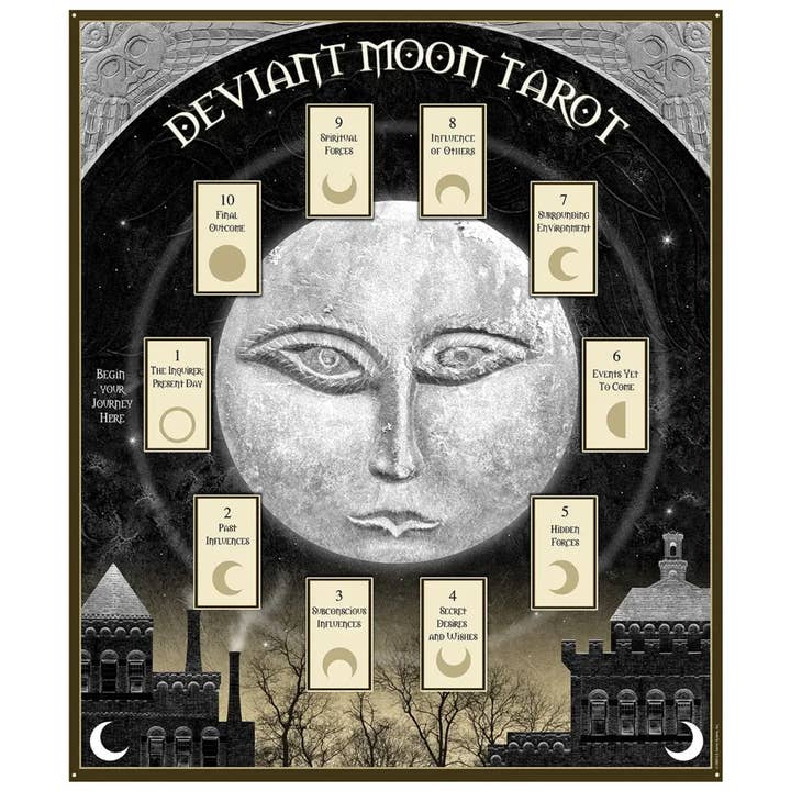 U.S. Games Systems Inc. - Vente Cartes de tarot - Jeu de tarot Deviant Moon — Première édition6