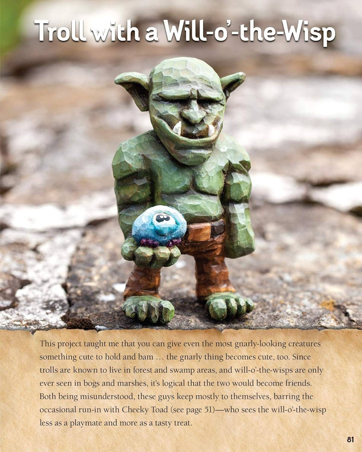 Fox Chapel Publishing - Wholesale Crafts, Hobbies & DIY - Learn to Carve Gnomes, Trolls, and Mythical Creatures4