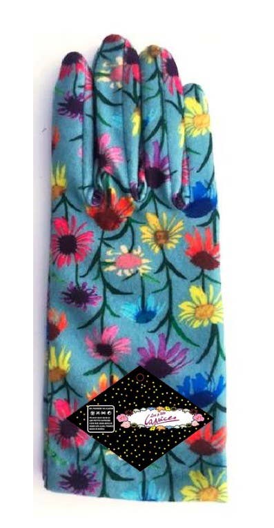 LES PETITS CAPRICES - Wholesale Gloves - Women's - Ophélia Azur women's fleece gloves1