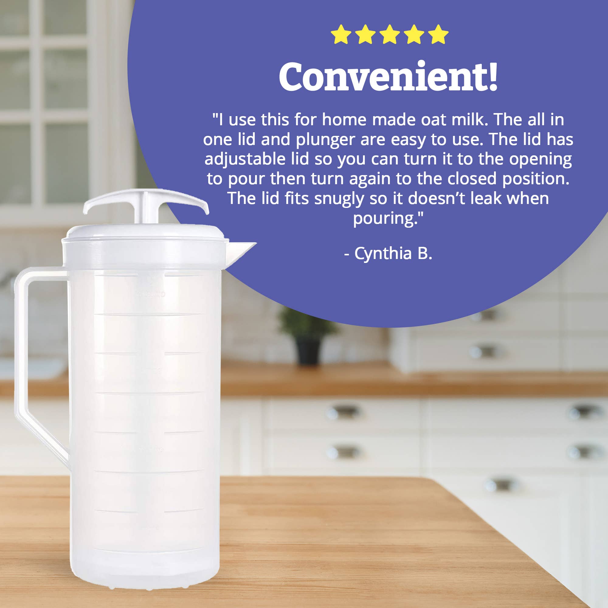 JBK Pottery - Vente Pichets - Pichet à mélanger - Capacité de 2 pintes - Blanc7