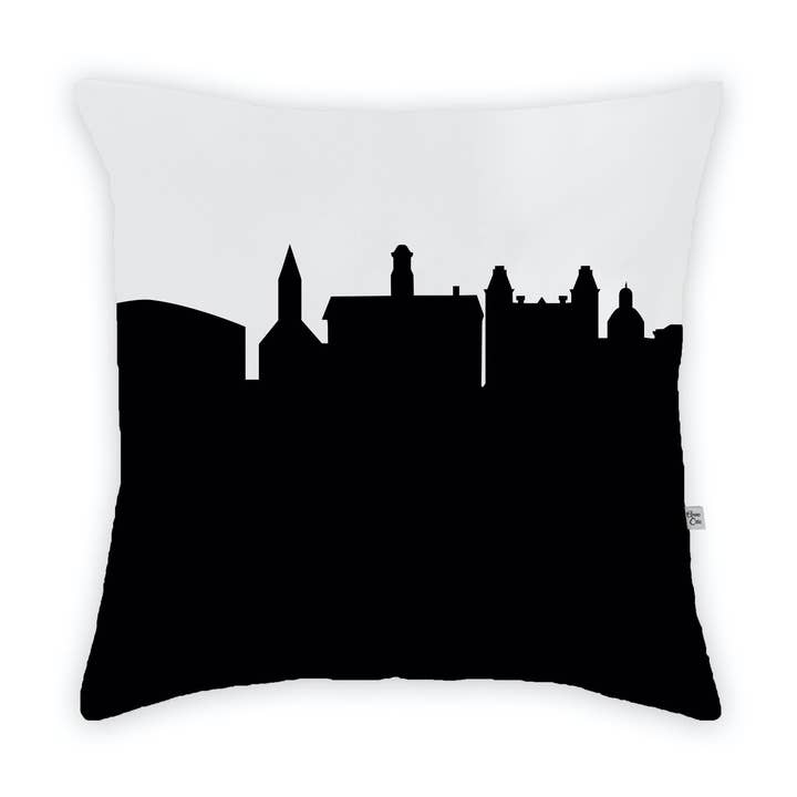 Athens Ohio Campus Skyline Large Throw Pillow for wholesale by Anne Cate