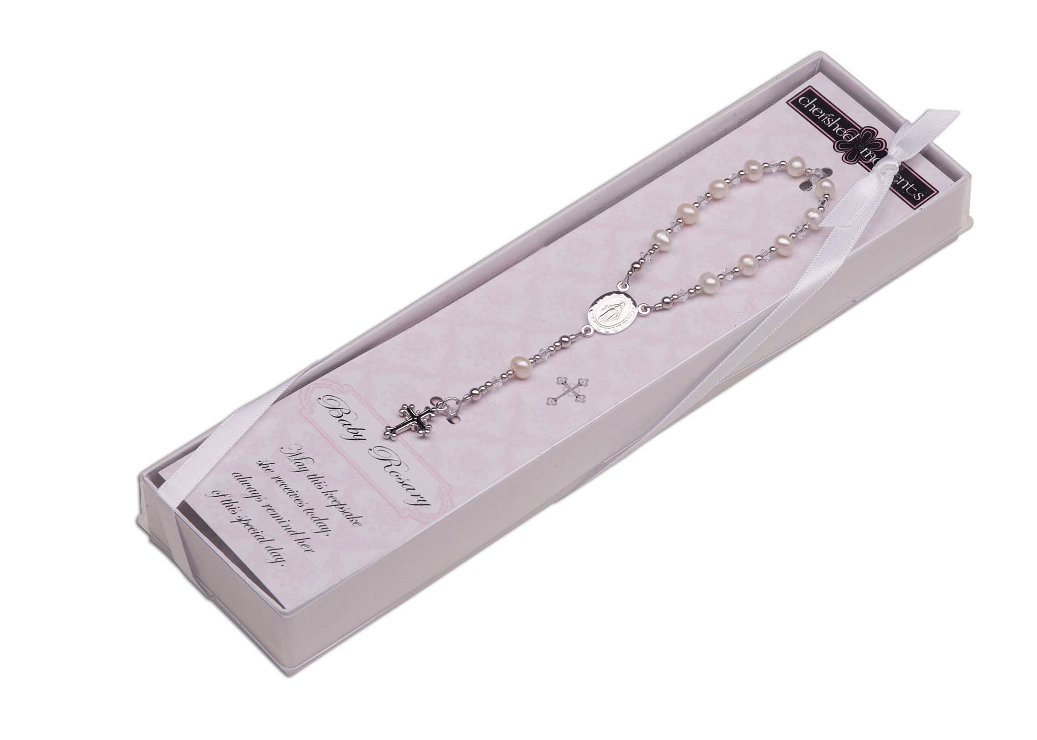 Esclusiva Glamorous - Confezione da 2 bracciali con lettere e perline in  resina