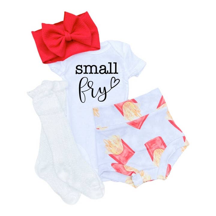 Kleines Fry Baby Bummies Set für den Großhandel von Tiny toes Baby Co