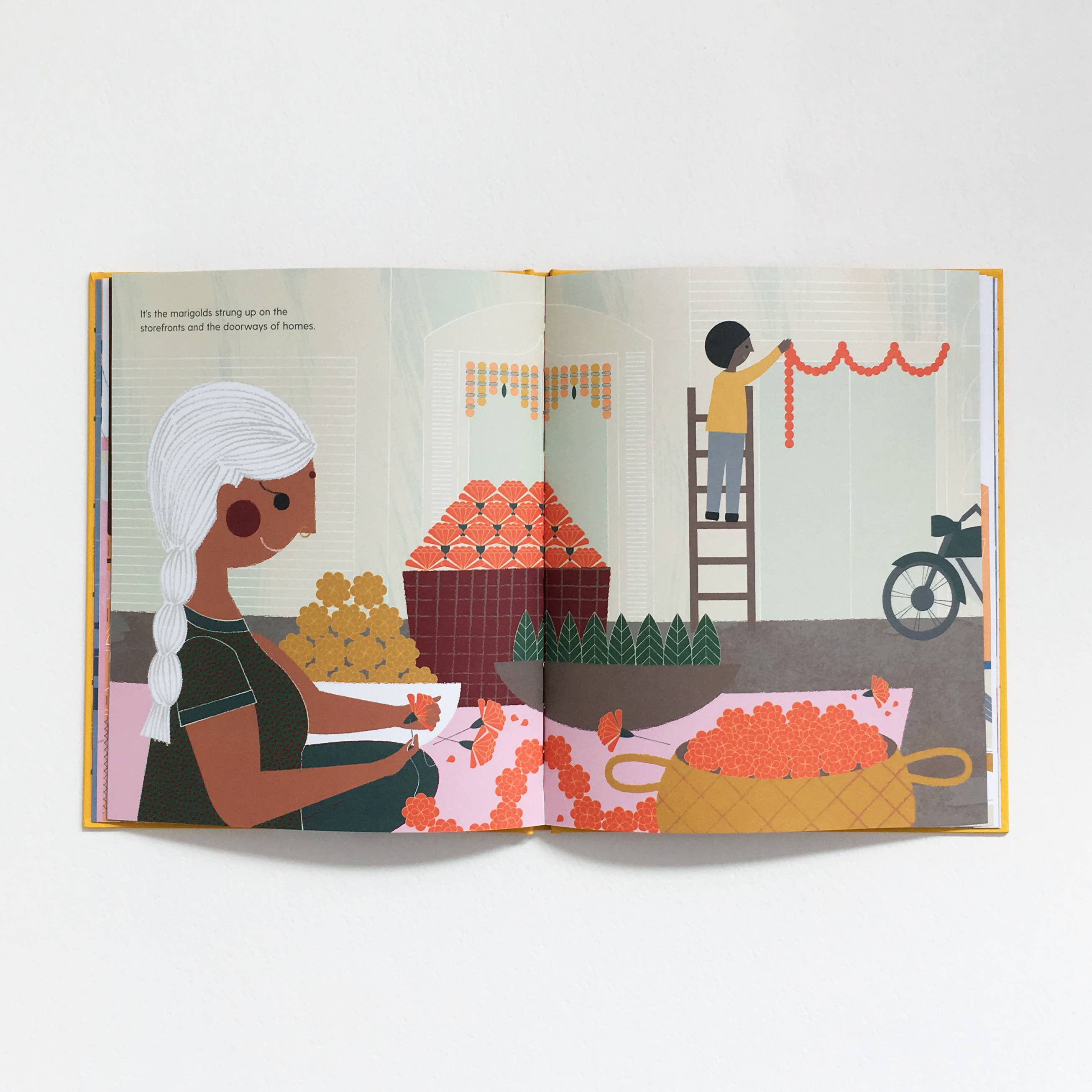 Meenal Patel Studio - Wholesale Early Reader Book (6-8) - Priya Dreams of Marigolds & Masala Children's Book4