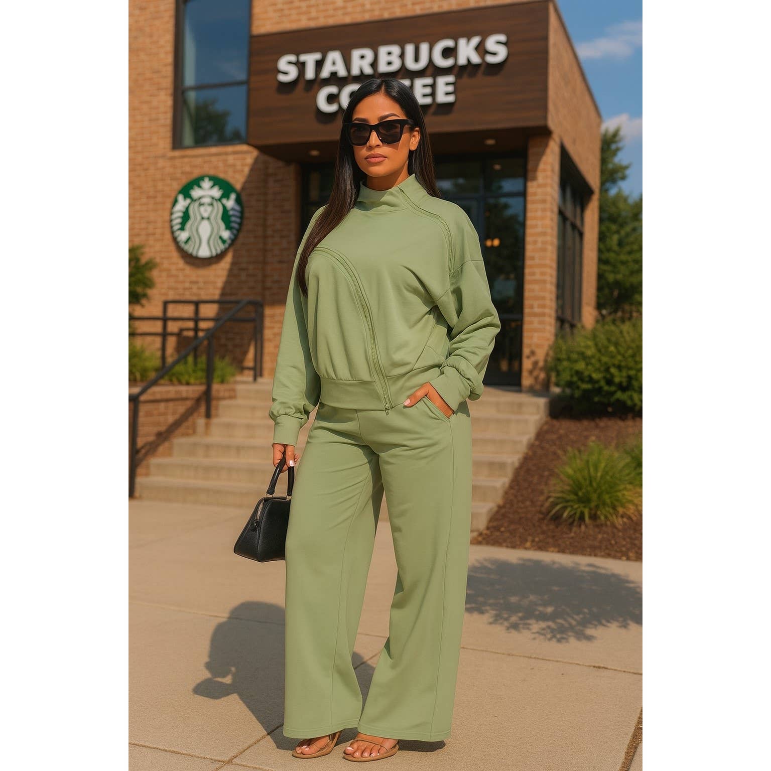 DORCAS - Wholesale Top & Pant Set (NOT Loungewear) - Women's - BAGGY PANTS SET11