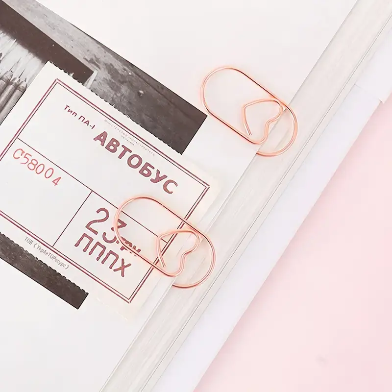 Magnifique Hearts – Großhandel Büroklammern – Herzförmige rutschfeste Büroklammern aus Edelstahl – Lustige DIY-Formen2