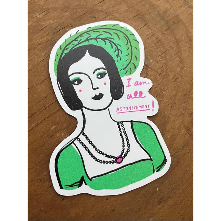 3 tums vinylmagnet - jag är helt förvånad! för wholesale av Colleen Harrington Studio