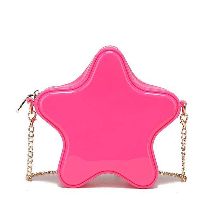 Jelly Star Mini Crossbody Chain Bag for wholesale by Little Trendy