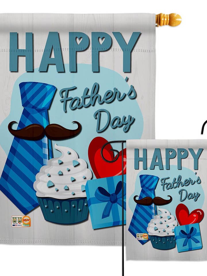 Happy Father's Day Family Father Sweet Decor drapeau pour la vente par Two Group Flag Co