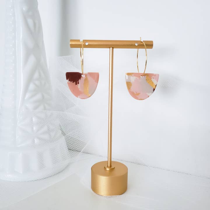 Silia Terrazzo Hoops for wholesale by Sway & Clay