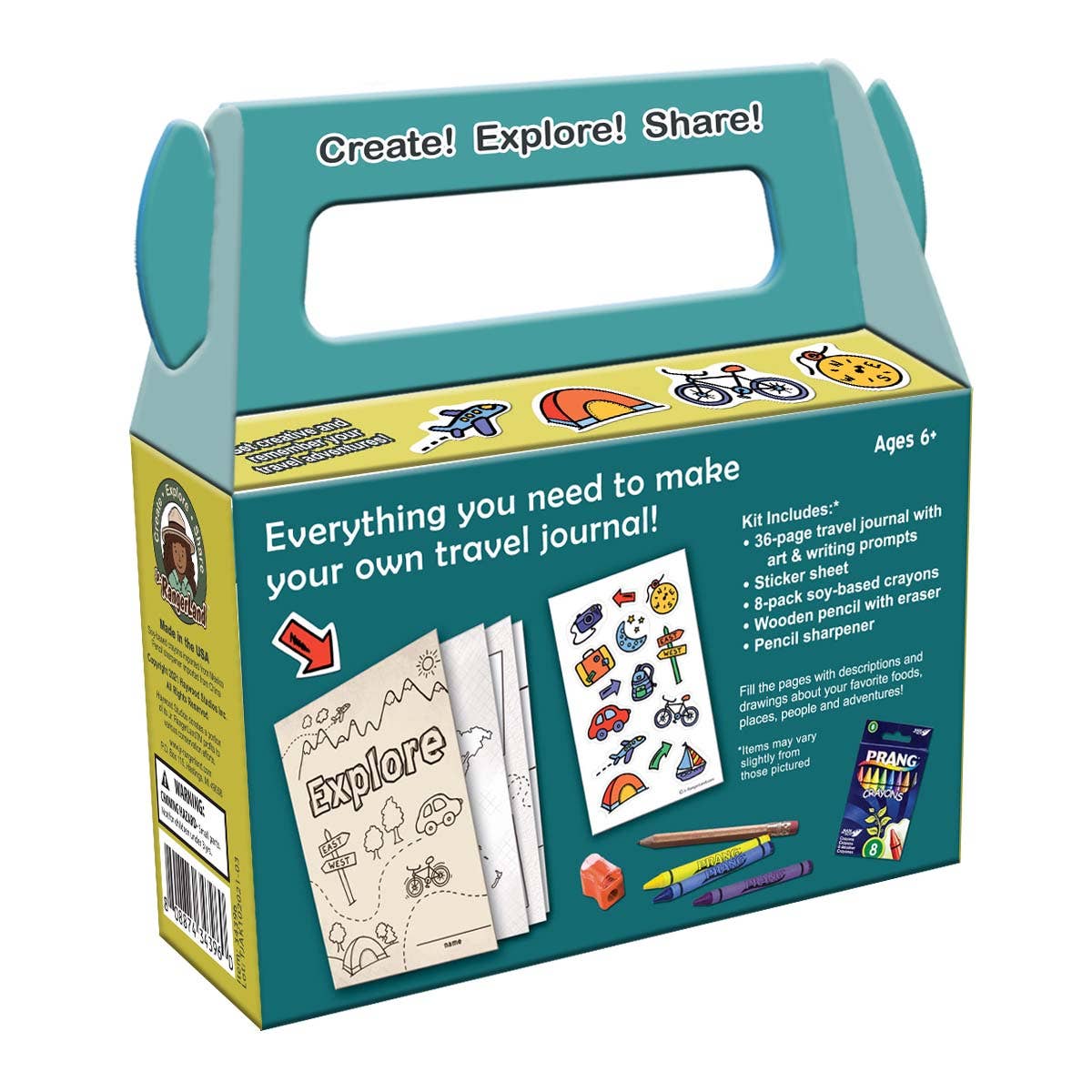 Jr. RangerLand – wholesale Art set – Child & baby – Travel Journal Art Kit5