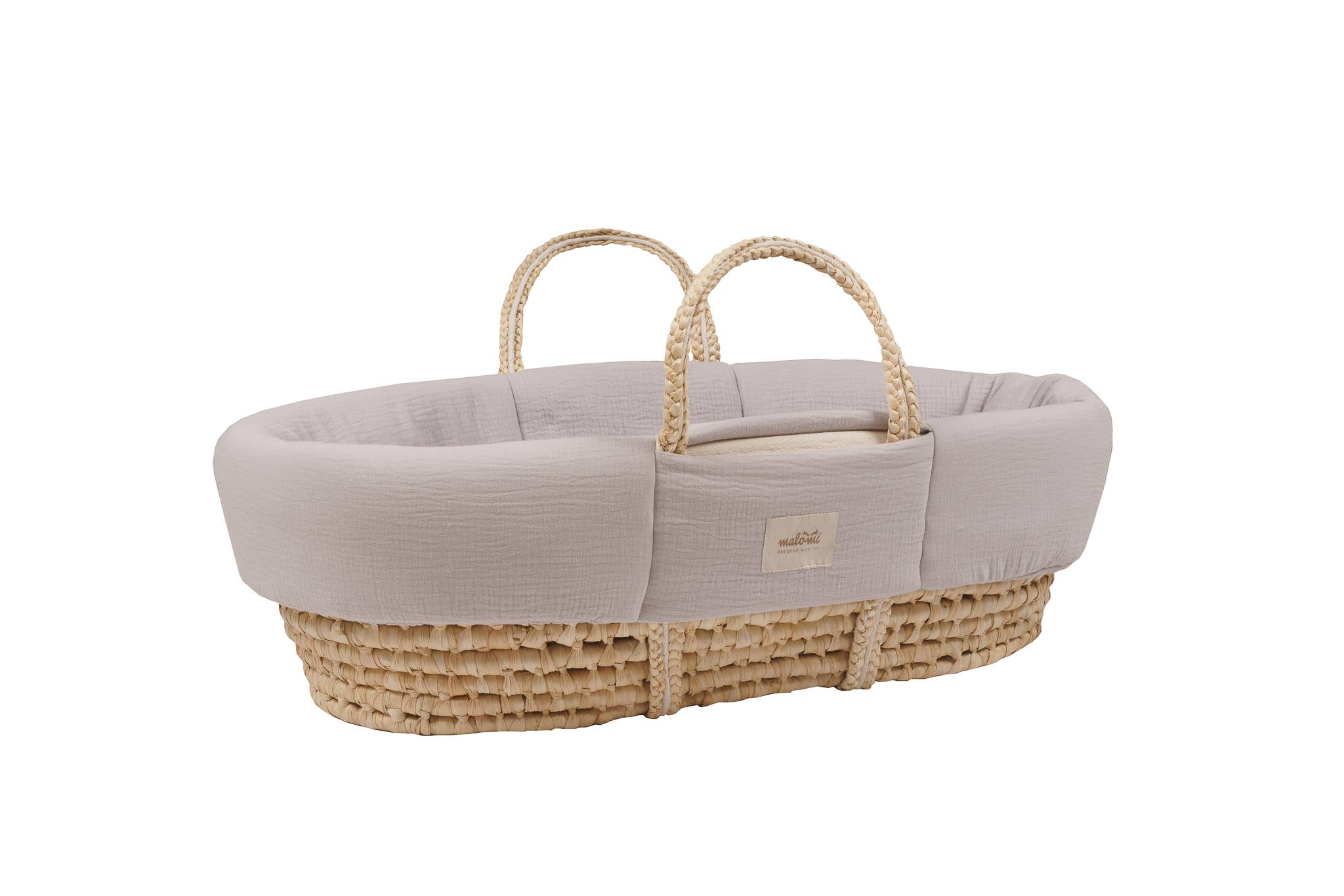 Malomi Kids – wholesale Bedding blanket – Kids & Baby – MUSLIN PADDED MOSES COVER GREY0